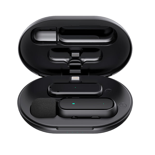 Wireless Microphone with Charging Bin